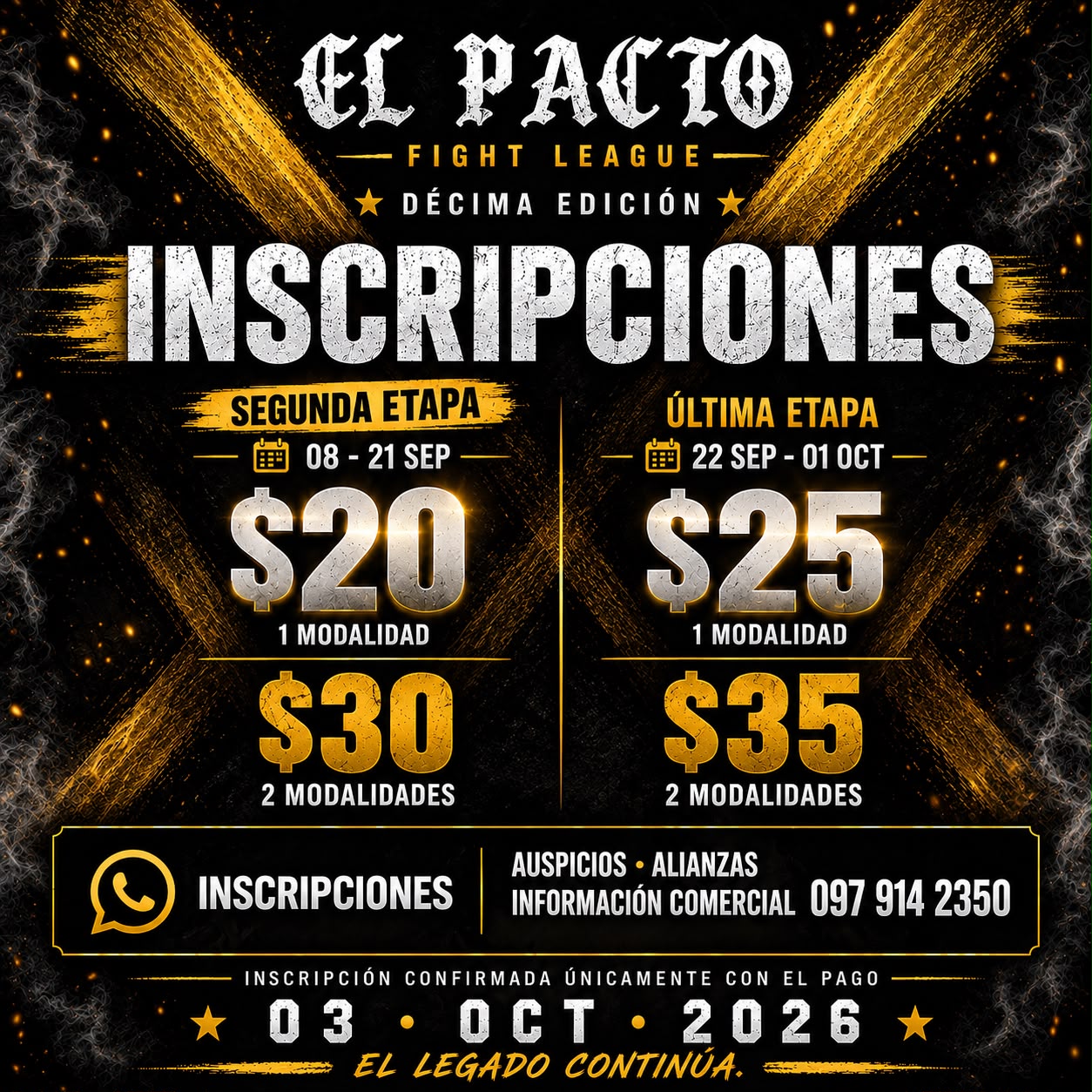 El Pacto Fight League — Décima Edición